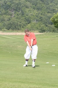 Marcel Schlimbach in action @ Black Mountain Golf
